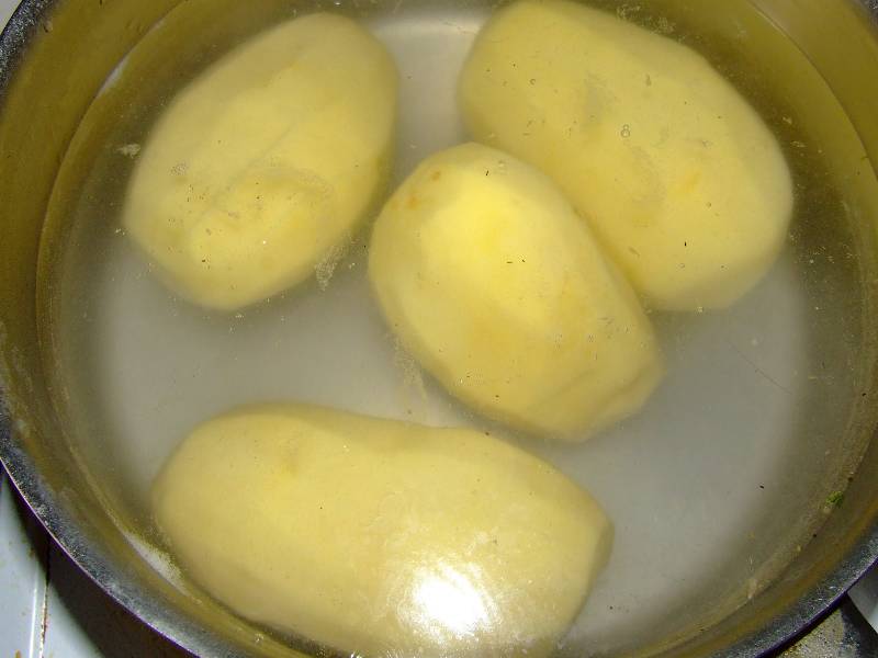 pommes de terre à l'eau