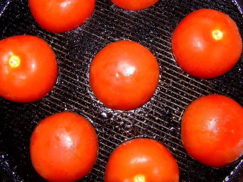 tomates saisies côté chair