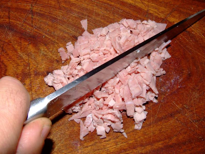 jambon blanc haché au couteau