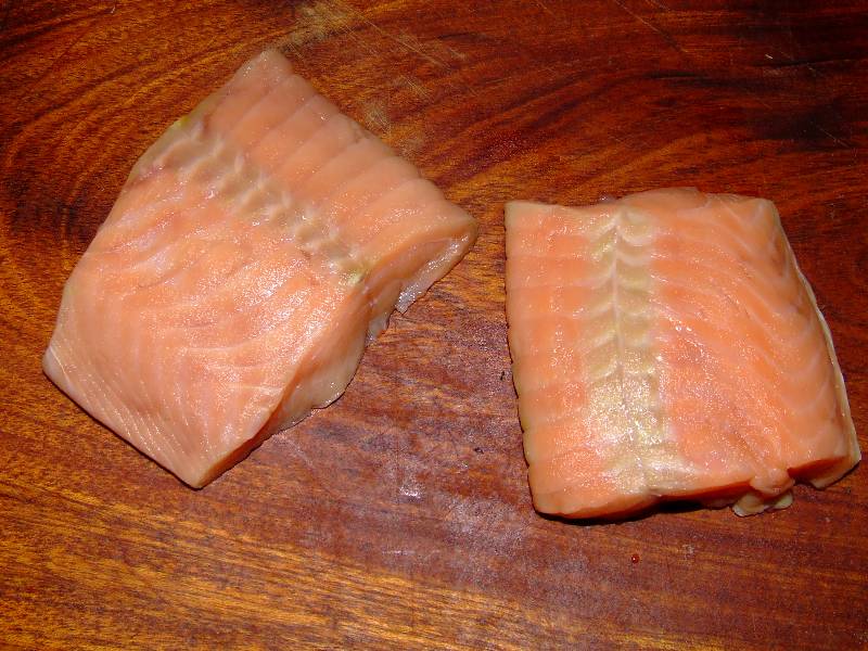 pavés de saumon prêt à cuire